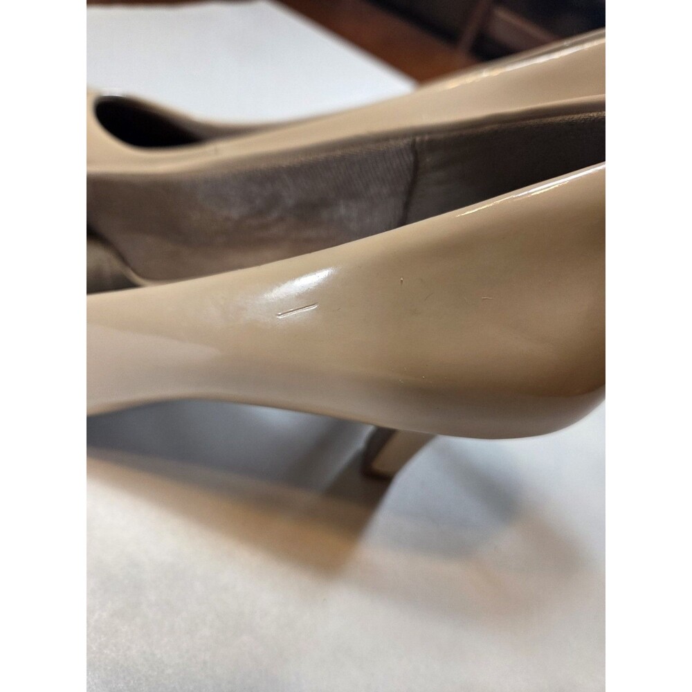 LifeStride Parigi Pumps Lot 2 Womens 9.5M Black Nude Patent Heels Career Bundle - Picture 7 of 13